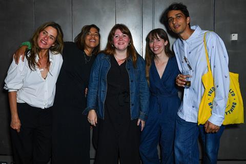 Juliette Larthe (Producer of IN CAMERA/Pretty Bird), Claudia Yusef (BBC Film), Eva Yates (BBC Film), Kristin Irving (BBC Film), Naqqash Khalid (Director of IN CAMERA)